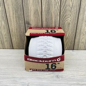 White Blackburn Kids Bike Tire 16" X 2.125" Replaces Sizes 1.75"-2.125"